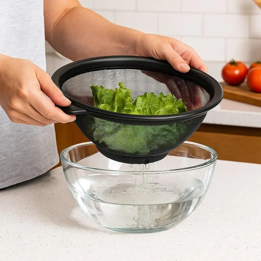 Stainless Steel Fine Mesh Kitchen Food Colander Strainer