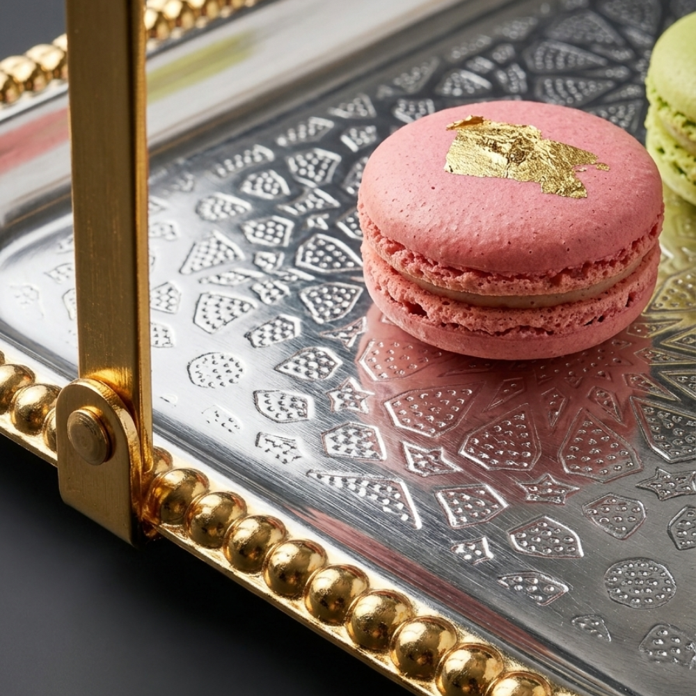 Royal Serving Tray With Handle