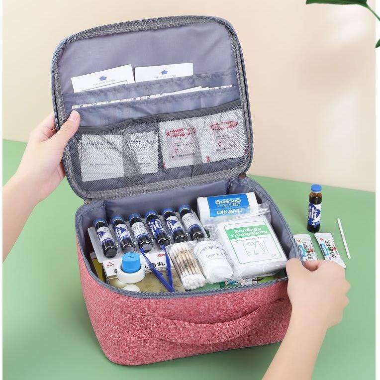 Premium Portable Emergency Travel First Aid Kit Bag