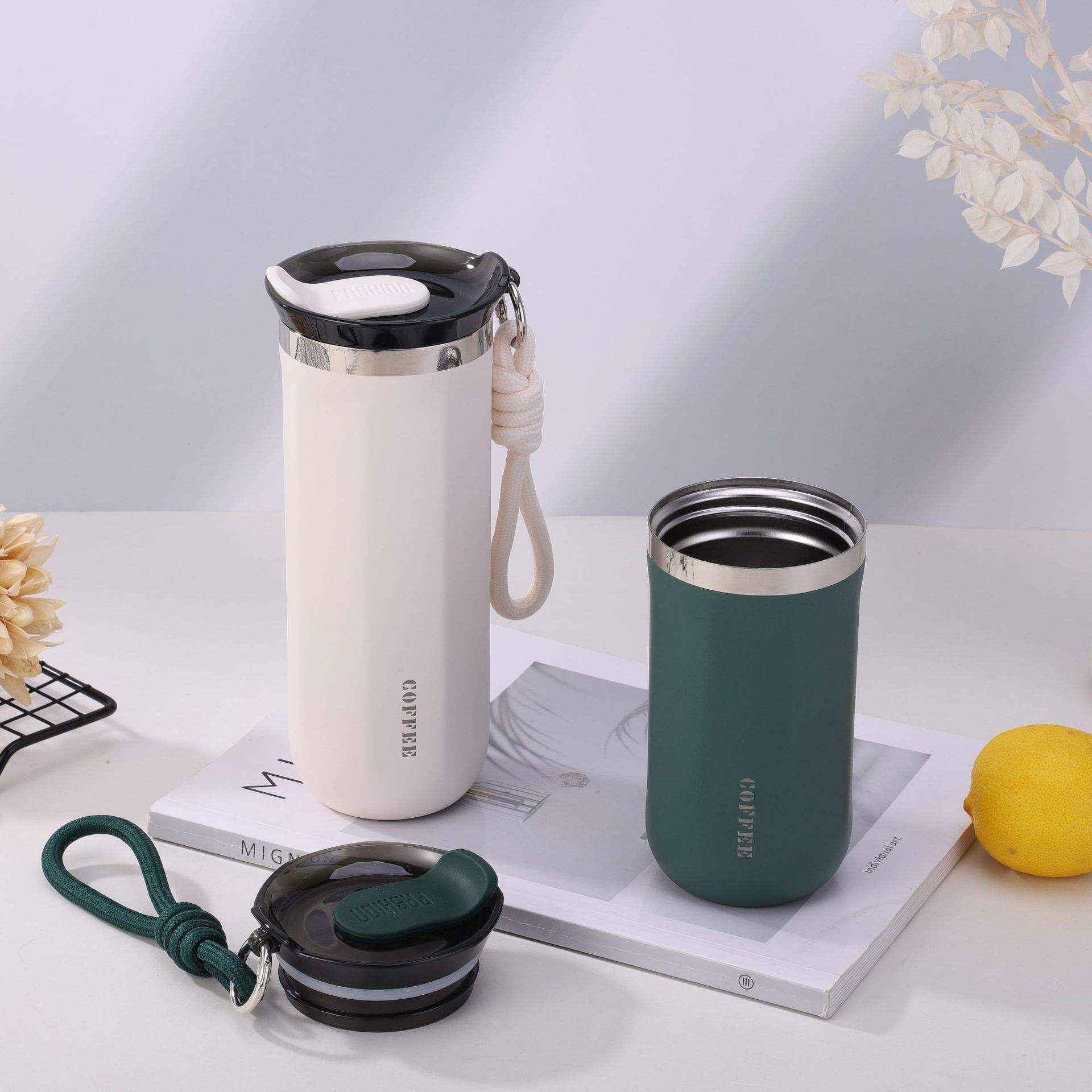 Premium Insulated Stainless Steel Thermal Coffee Mug
