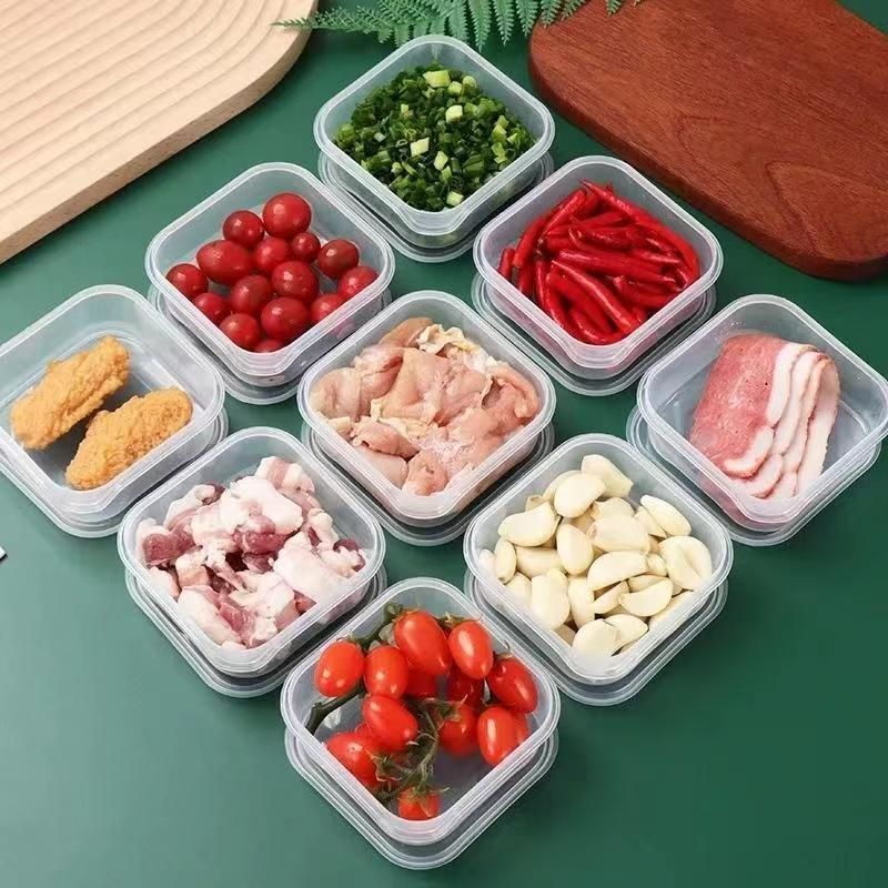 Premium Stackable Plastic Food Prep Storage Containers