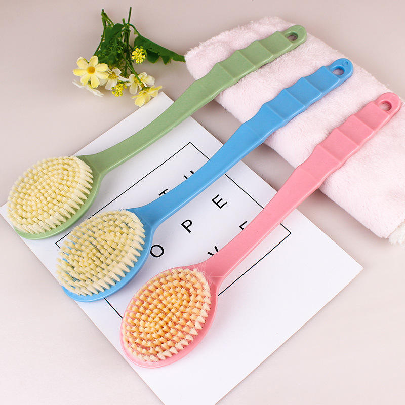 Premium Long Handle Soft Bristle Shower Bath Brush