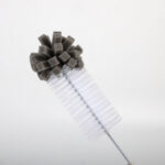 long handle bottle cleaning brush with sponge