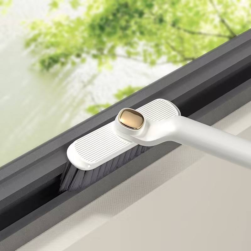 Multipurpose Rotating Bathroom Tile Cleaning Brush Set