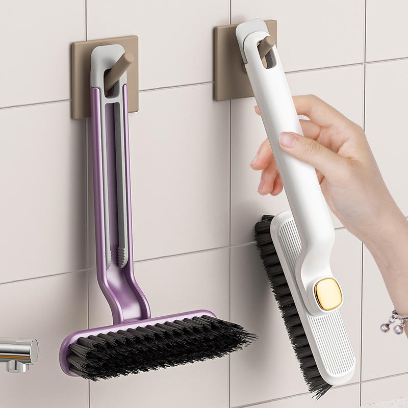 Multipurpose Rotating Bathroom Tile Cleaning Brush Set