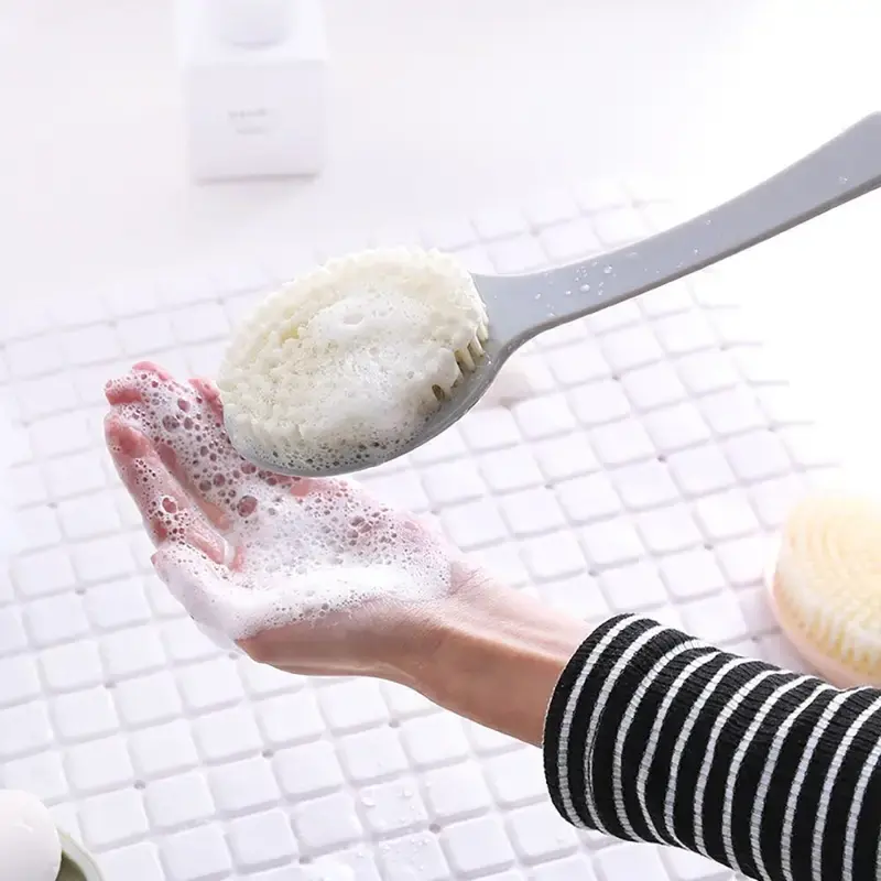 Premium Long Handle Soft Bristle Shower Bath Brush