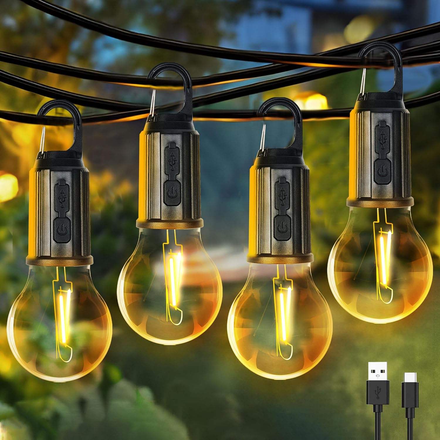 Premium Retro Warm Ambient LED Camping Lantern Light