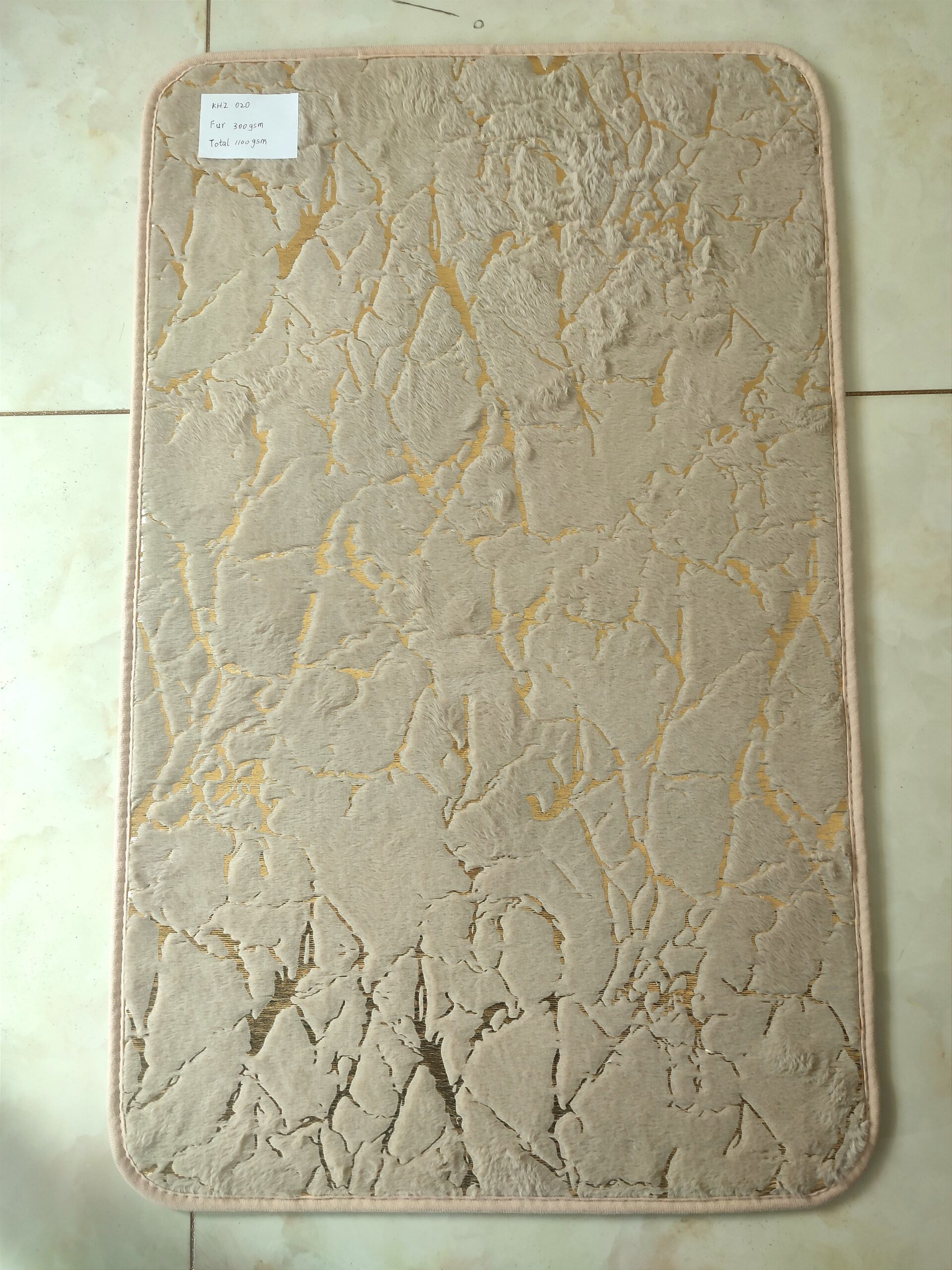 Luxury Abstract Textured Non-Slip Bath Mat