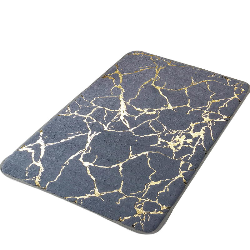 Luxury Abstract Textured Non-Slip Bath Mat