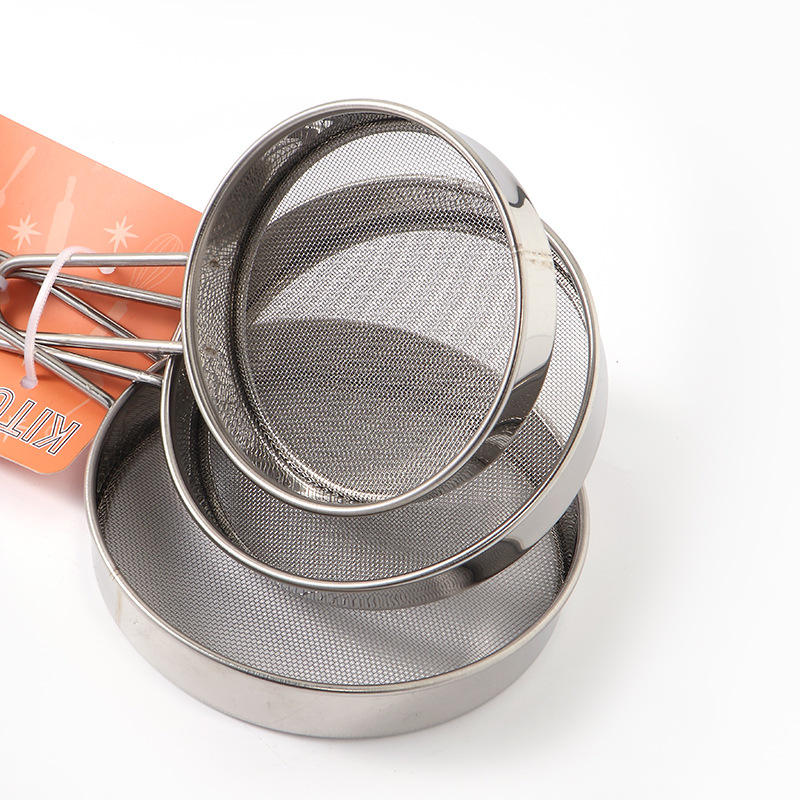Premium 3 Piece Stainless Steel Fine Mesh Strainer Set