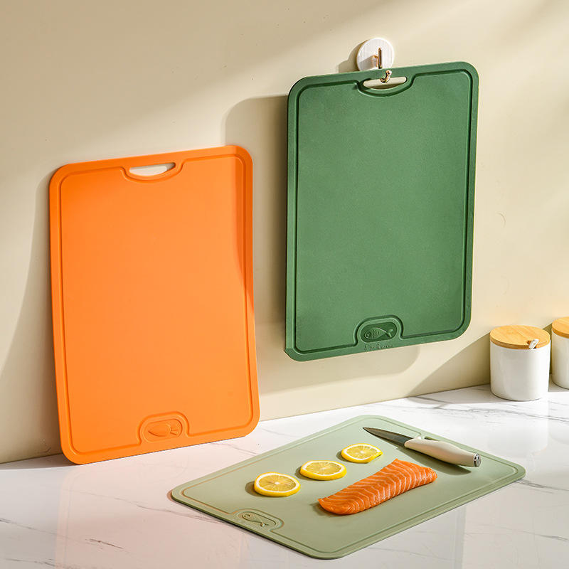 Premium 3 Piece Color Coded Non Slip Cutting Boards Set