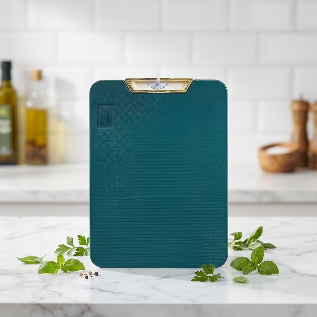 Premium 3 Piece Color Coded Non Slip Cutting Boards Set
