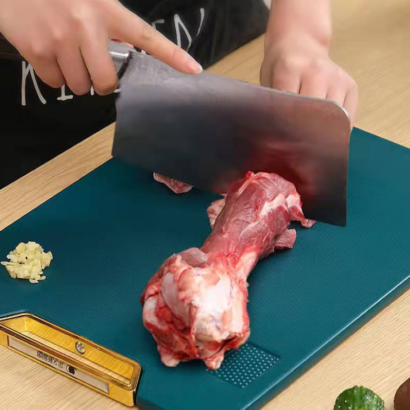 Premium 3 Piece Color Coded Non Slip Cutting Boards Set