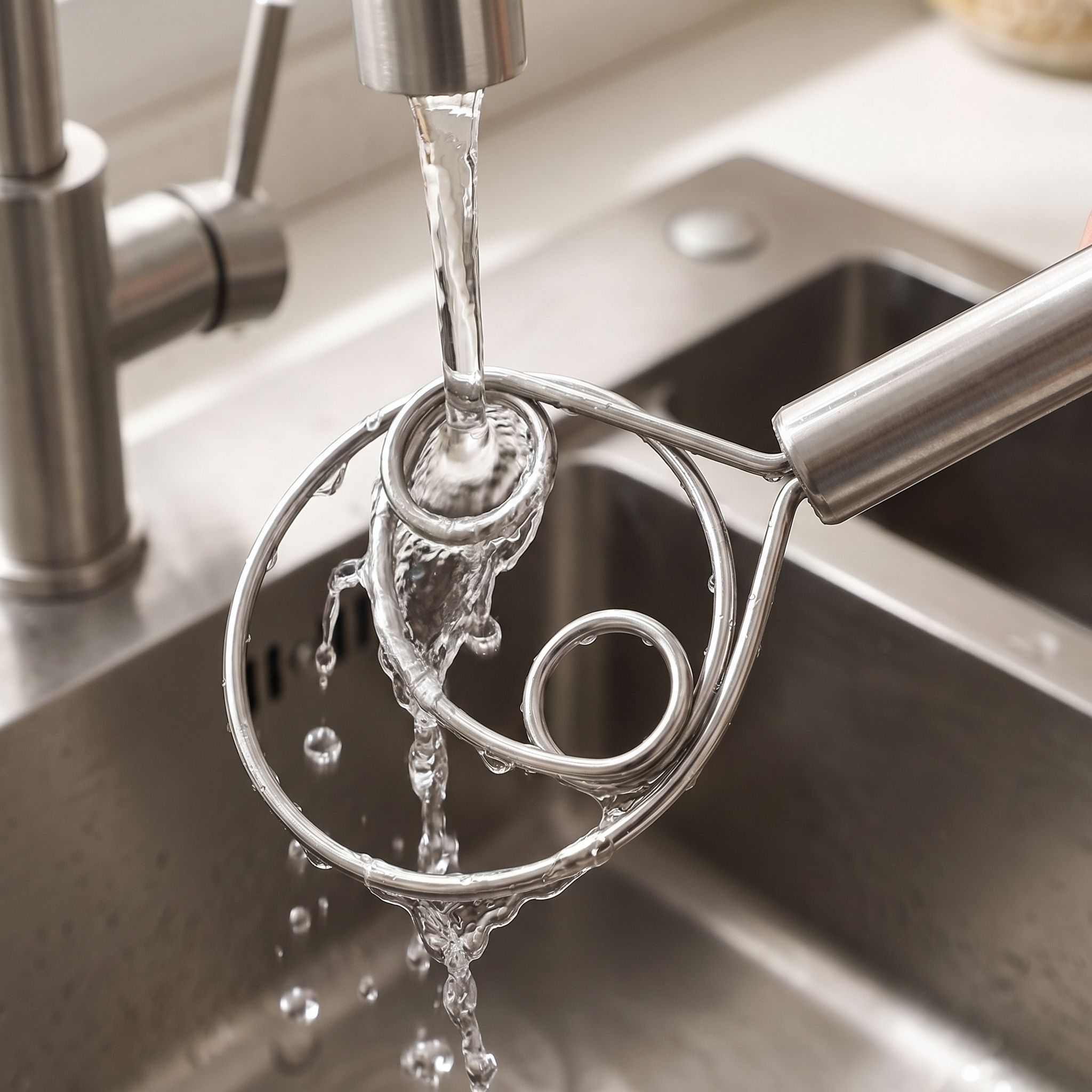 Premium Stainless Steel Danish Dough Whisk Mixer