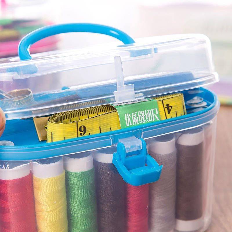 Professional Portable Sewing Kit Box Organizer With Accessories