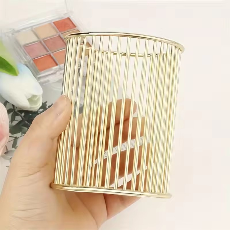 Nordic Wire Metal Desktop Pen Makeup Organizer