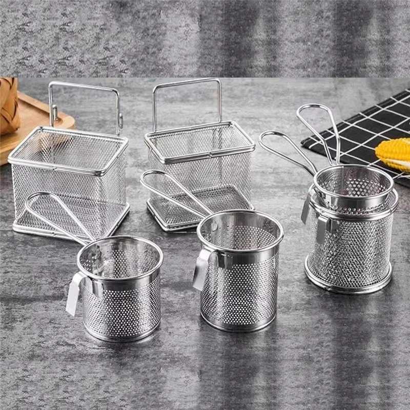 stainless steel mini french fries serving baskets stainless steel mini french fries serving baskets