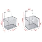 stainless steel mini french fries serving baskets