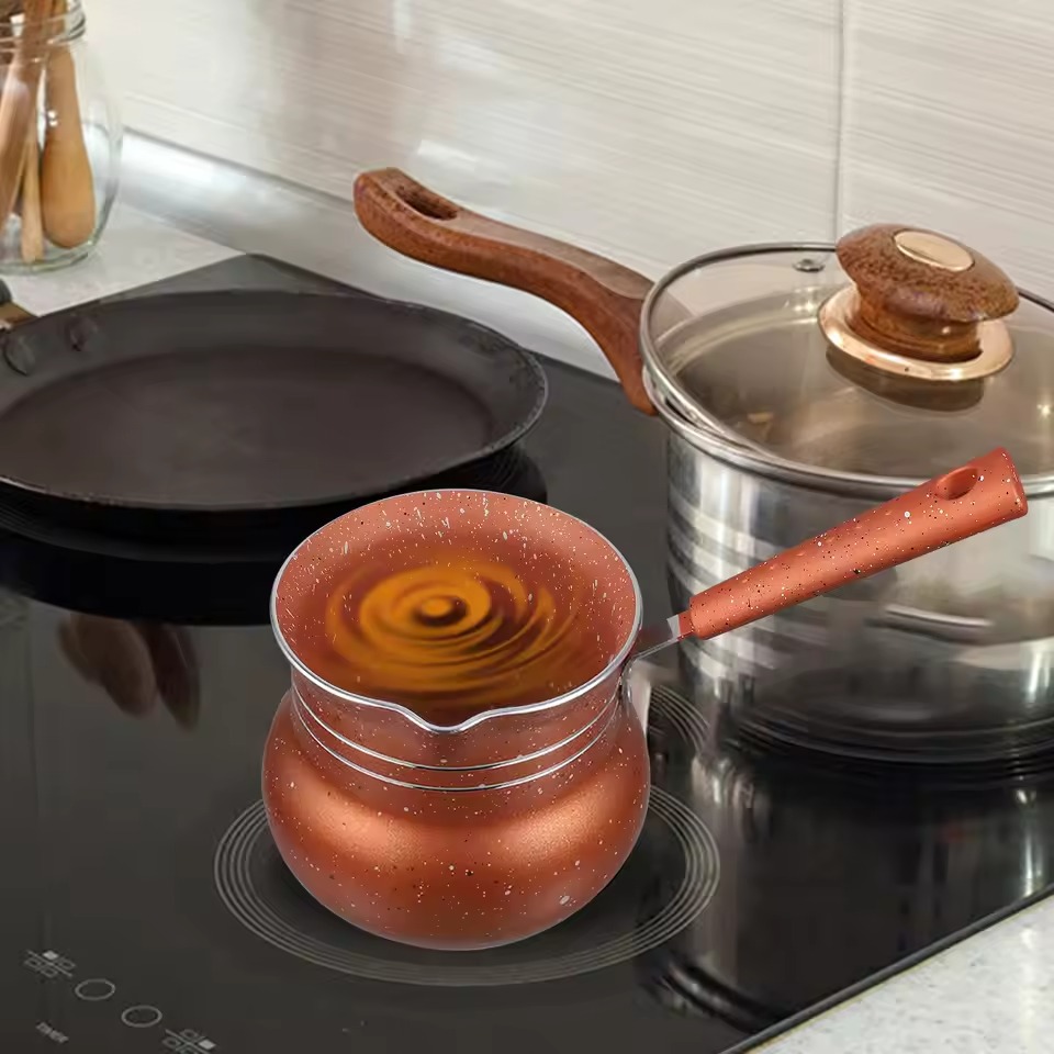 Premium Nonstick Turkish Coffee Pot Small Milk Warmer