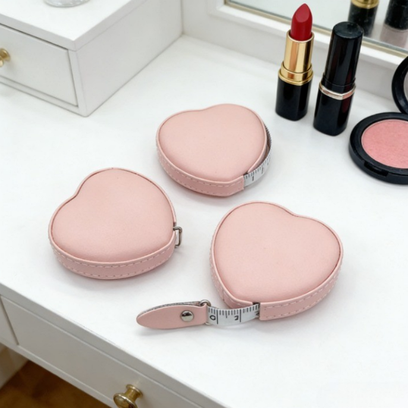 Heart Shaped Cute Portable Retractable Tape Measure