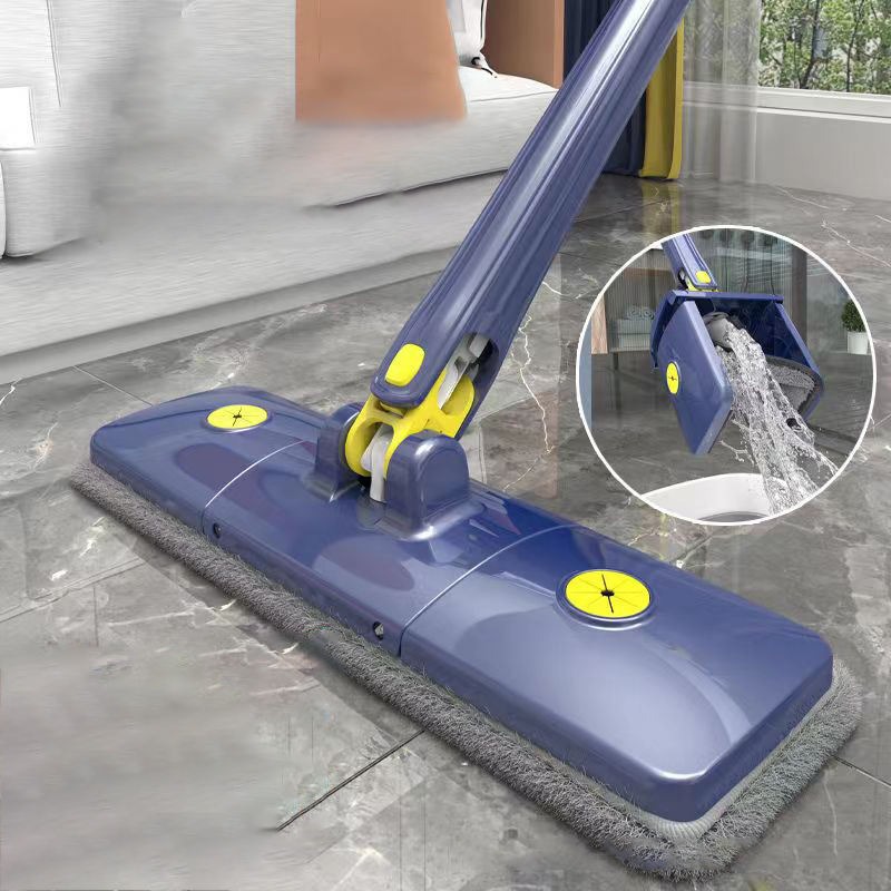 Premium Hands Free Self Squeeze Microfiber Flat Mop