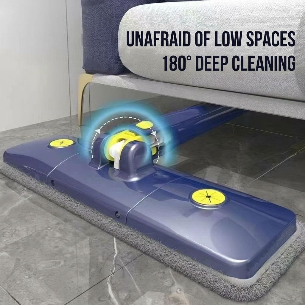 Premium Hands Free Self Squeeze Microfiber Flat Mop