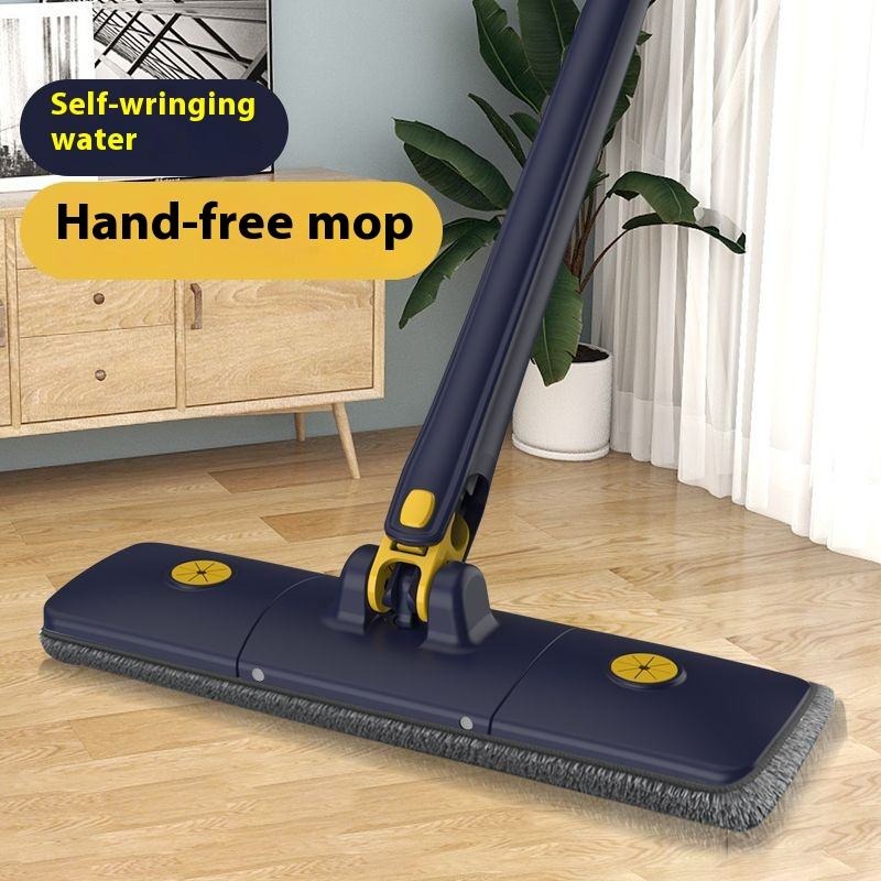 Premium Hands Free Self Squeeze Microfiber Flat Mop