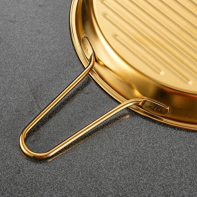 Premium Stainless Steel Ribbed Baking Serving Trays