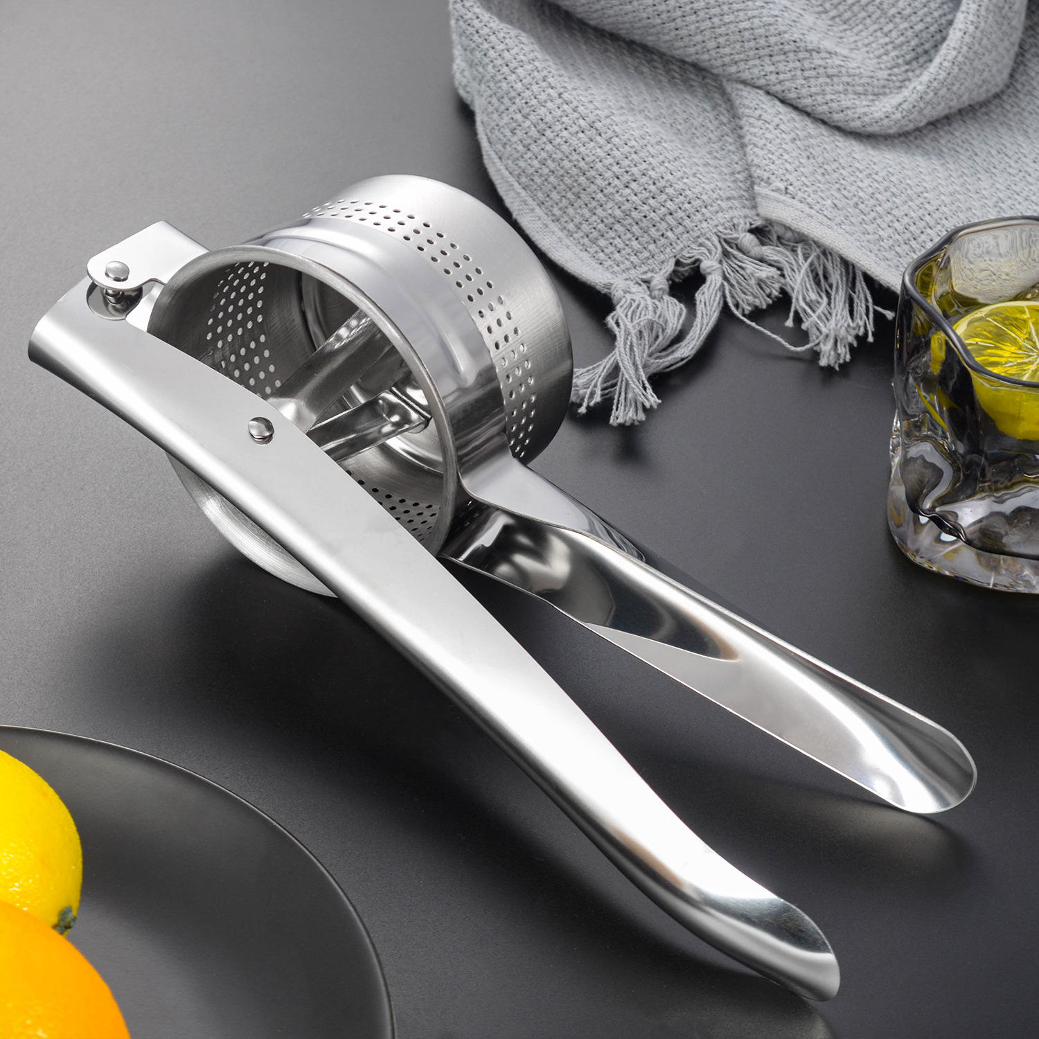 Premium Stainless Steel Manual Citrus Juicer Press Machine