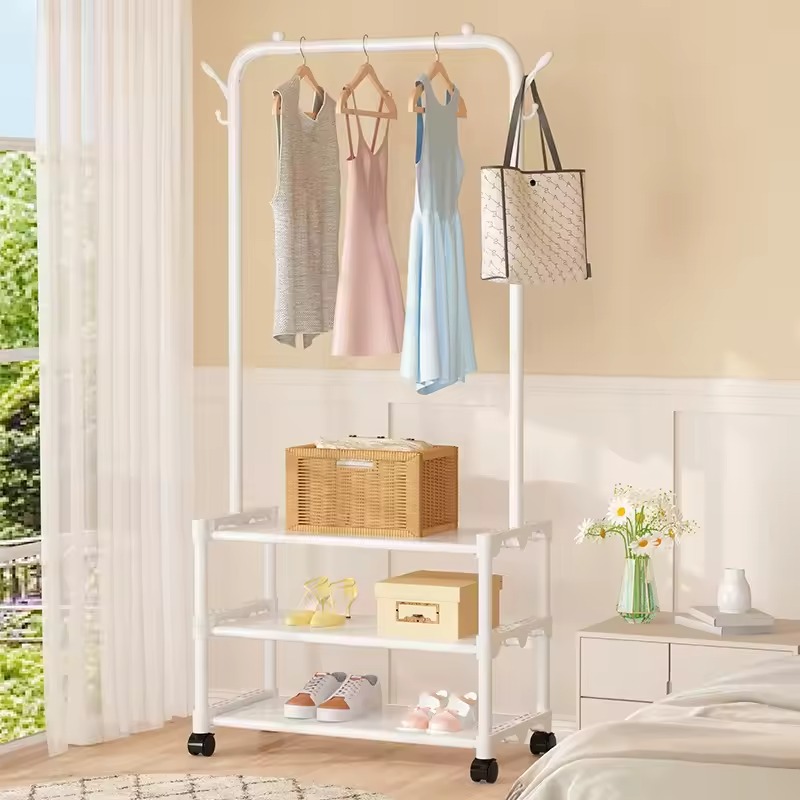 Premium 165cm Heavy Duty Rolling Garment Rack
