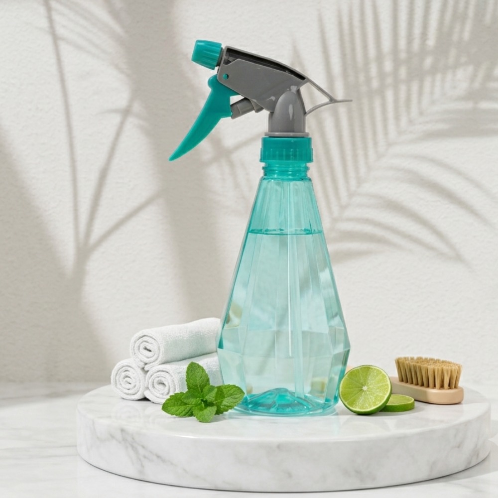 Premium 500ml Plastic Diamond Trigger Spray Bottle