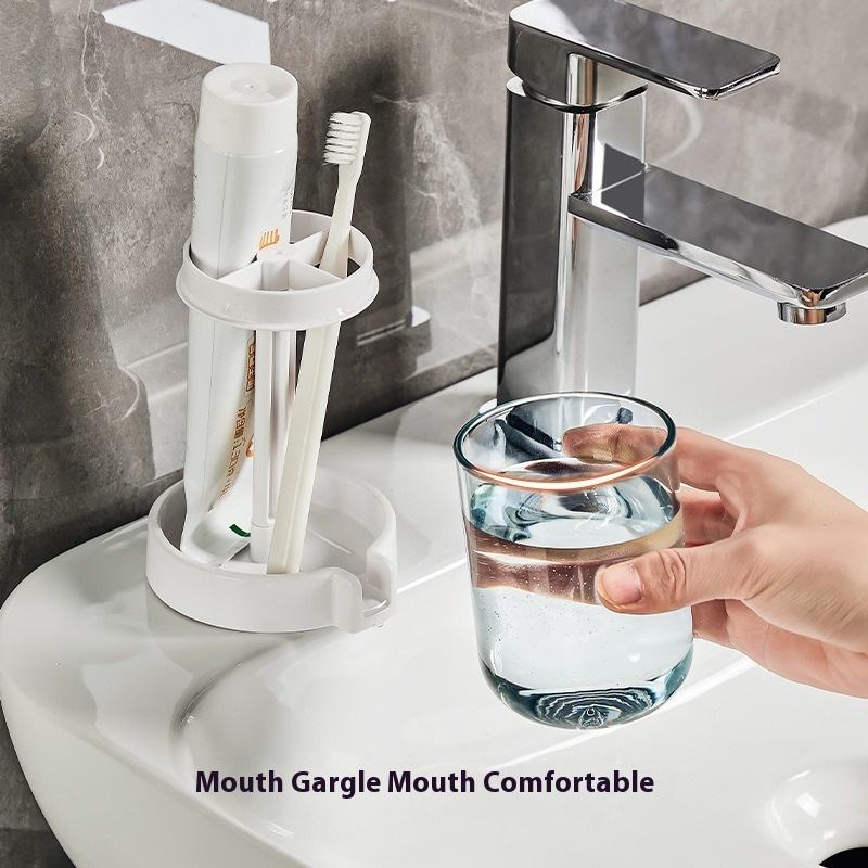 Portable Travel Toothbrush and Toothpaste Storage Holder Case