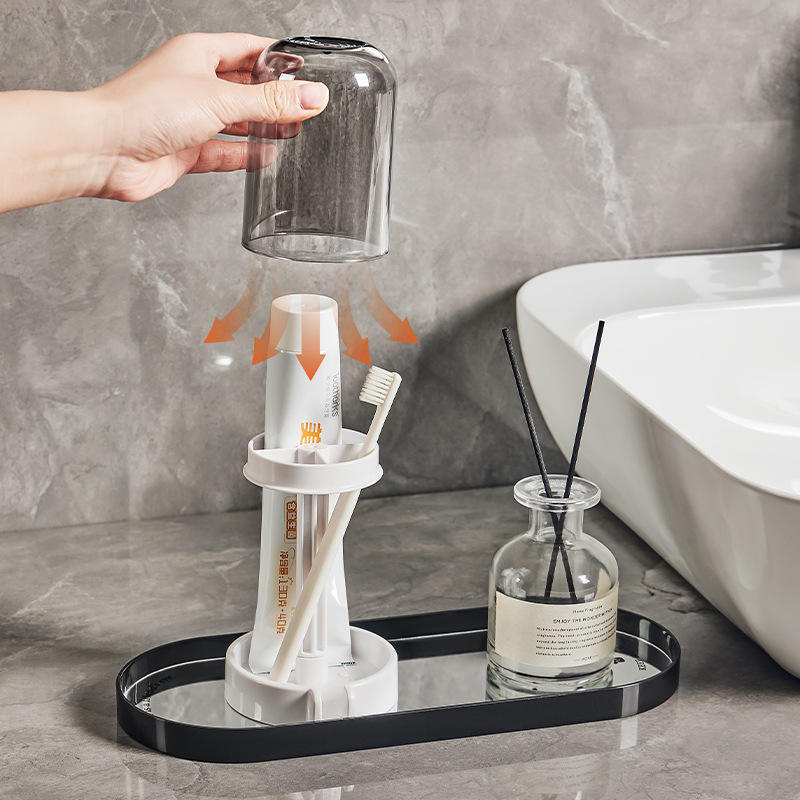 Portable Travel Toothbrush and Toothpaste Storage Holder Case