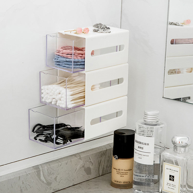 Premium Under Desk Drawer Organizer With Clear Compartments