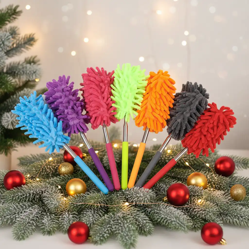 Telescopic Microfiber Wall Duster Cleaning Brush