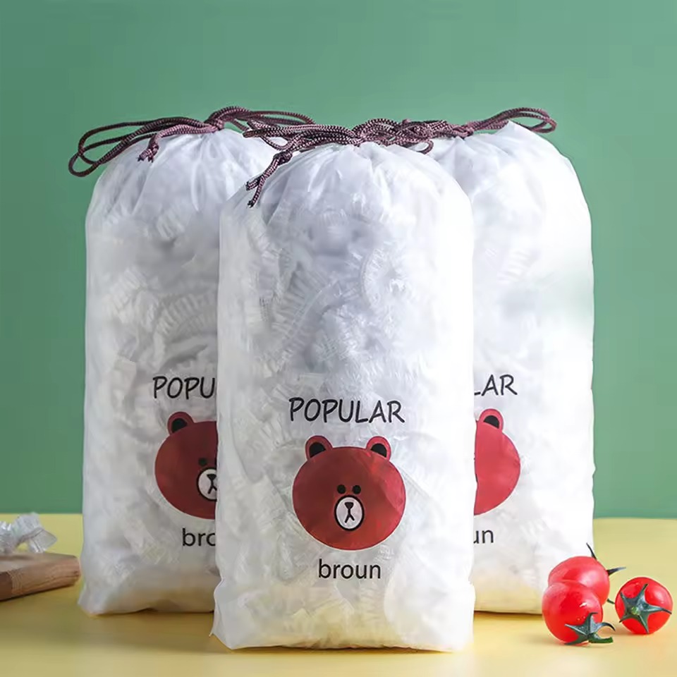 100Pcs Reusable Elastic Food Storage Covers
