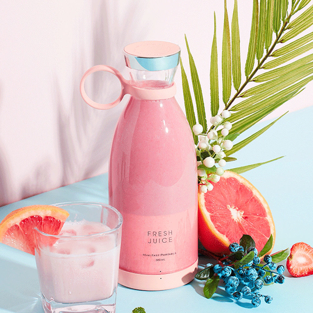 Electric Mini Portable Juicer Blender USB Recahrgeable