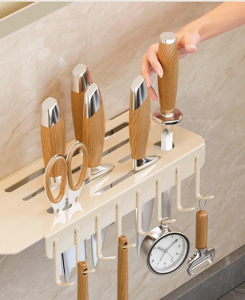 Wall Mounted Over The Sink Organizer Rack