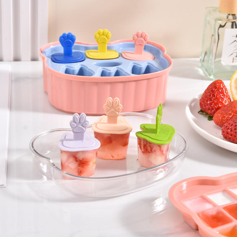Ice Lolly Mold Reusable Popsicle Maker Set
