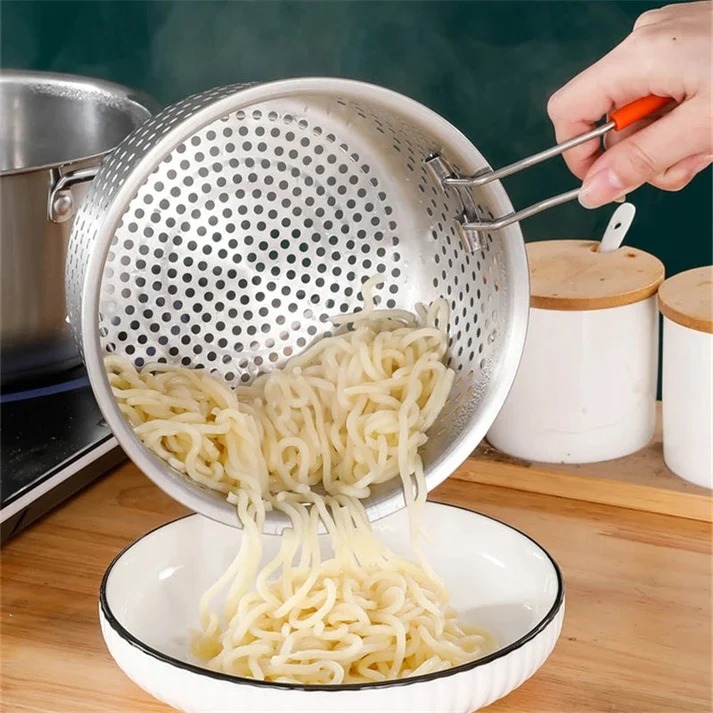 Stainless Steel Steamer & Frying Basket 18CM