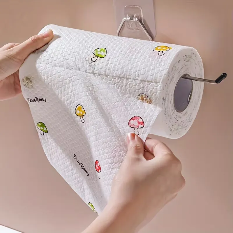 Reusable 50 Sheets Tissue Roll, Cleaning Paper Towels