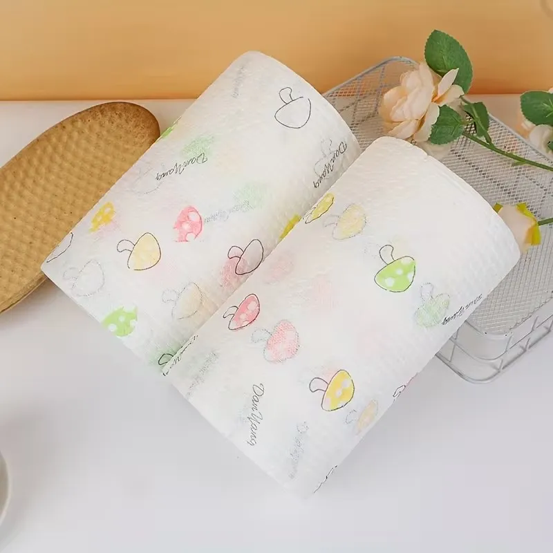 Reusable 50 Sheets Tissue Roll, Cleaning Paper Towels