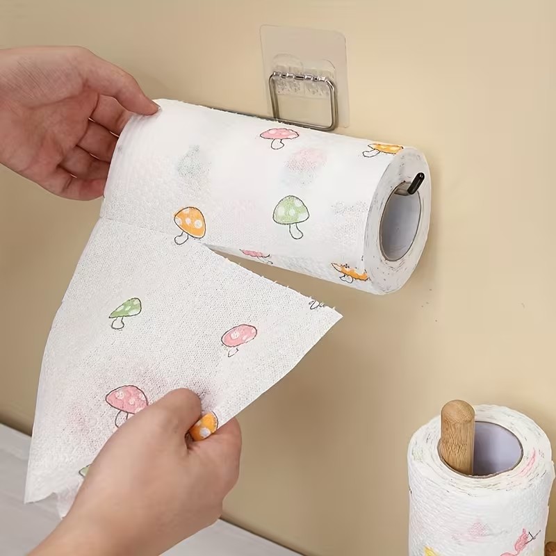 Reusable 50 Sheets Tissue Roll, Cleaning Paper Towels