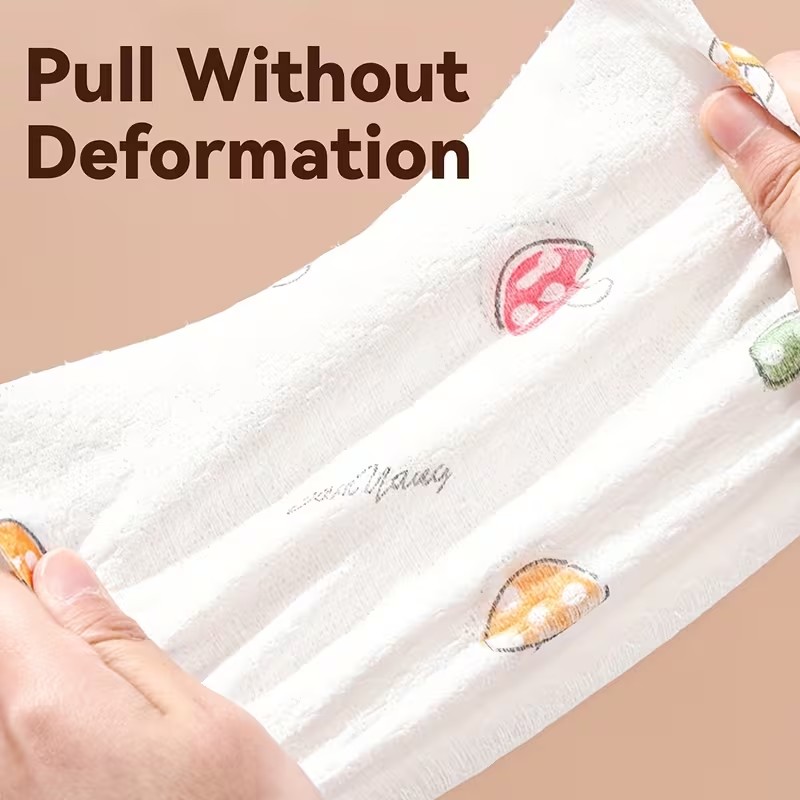 Reusable 50 Sheets Tissue Roll, Cleaning Paper Towels
