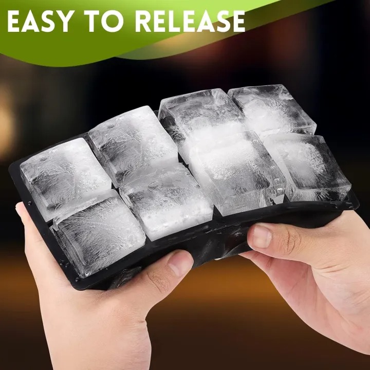 Silicon 8 Grid Big Ice Tray Mold