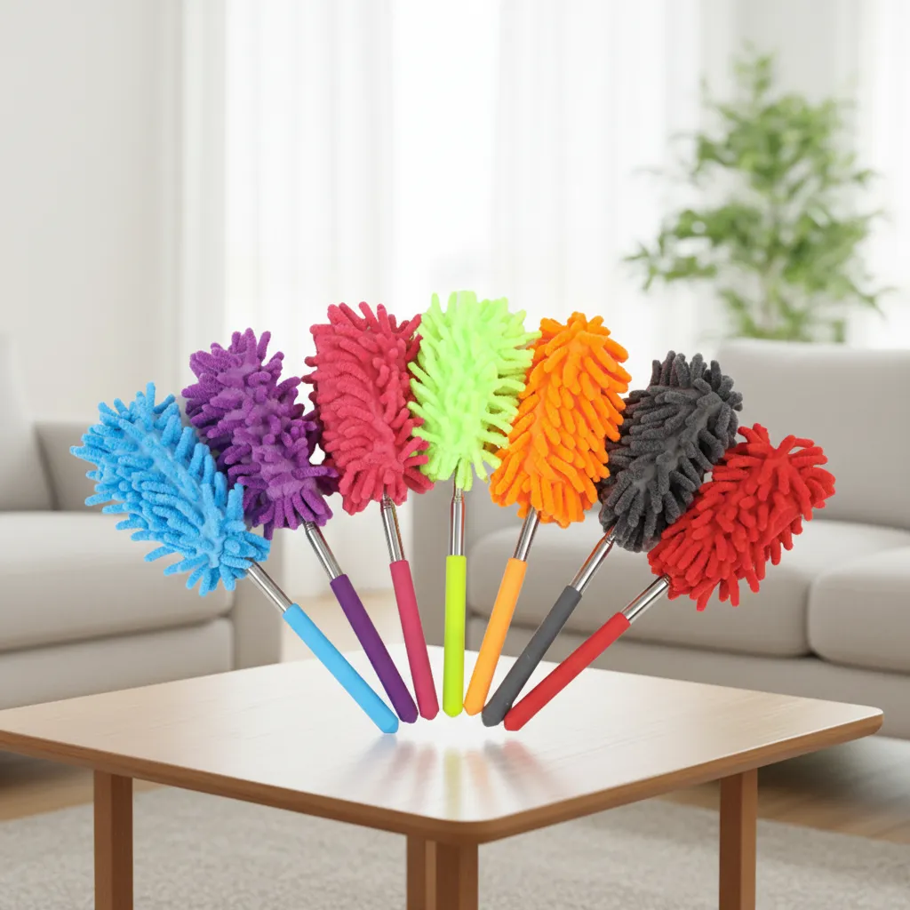 Telescopic Microfiber Wall Duster Cleaning Brush