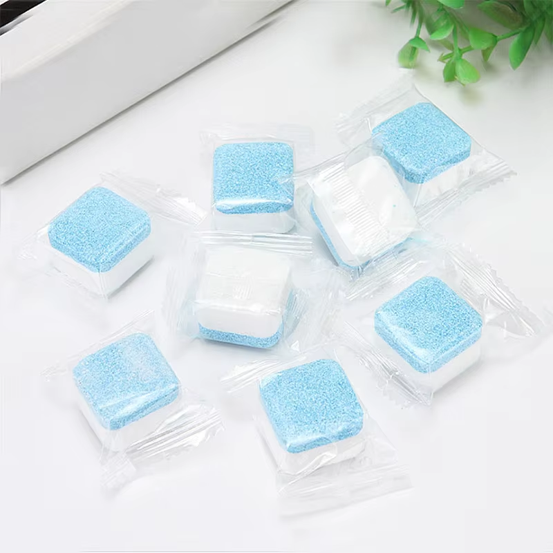 12 Pcs Washing Machine Cleaning Tablet Solid Washing Machine Cleaner