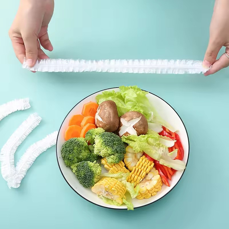 100Pcs Reusable Elastic Food Storage Covers