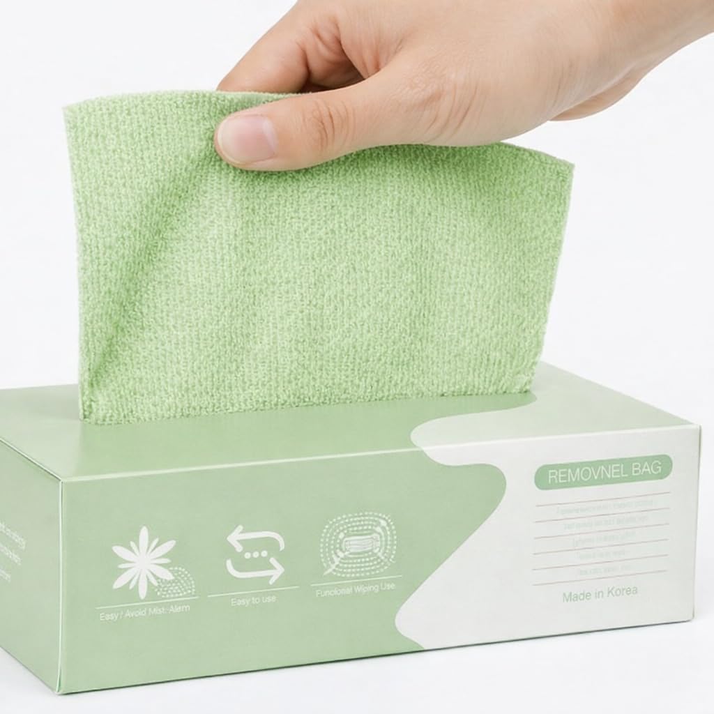 20 pcs Microfiber Cleaning Cloth with Box