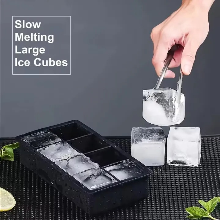Silicon 8 Grid Big Ice Tray Mold